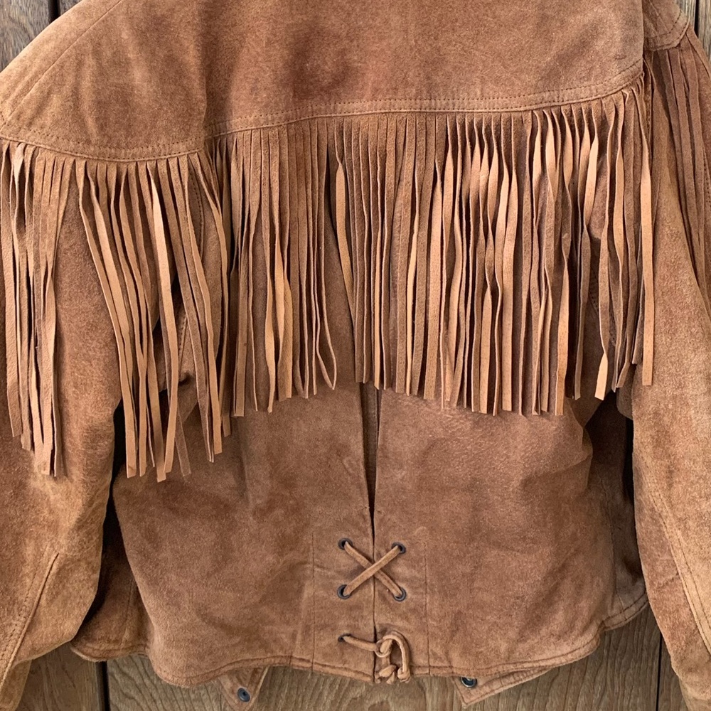 COPY - Vintage suede fringe jacket - Picture 4 of 5